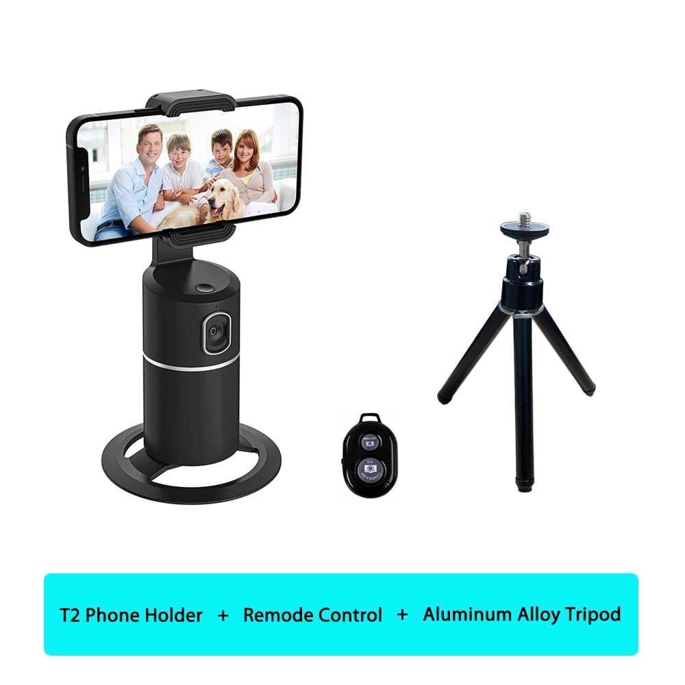 T8 AUTO TRACKING PHONE HOLDER WITH TRACKING TRIPOD