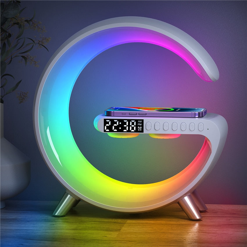 G LED MULTIFUNCTIONAL LIGHT WIRELESS CHARGER ALARM