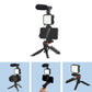 PHONE VLOGGING KIT WITH TRIPOD, REMOTE, LED LIGHT AND MICROPHONE