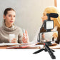PHONE VLOGGING KIT WITH TRIPOD, REMOTE, LED LIGHT AND MICROPHONE