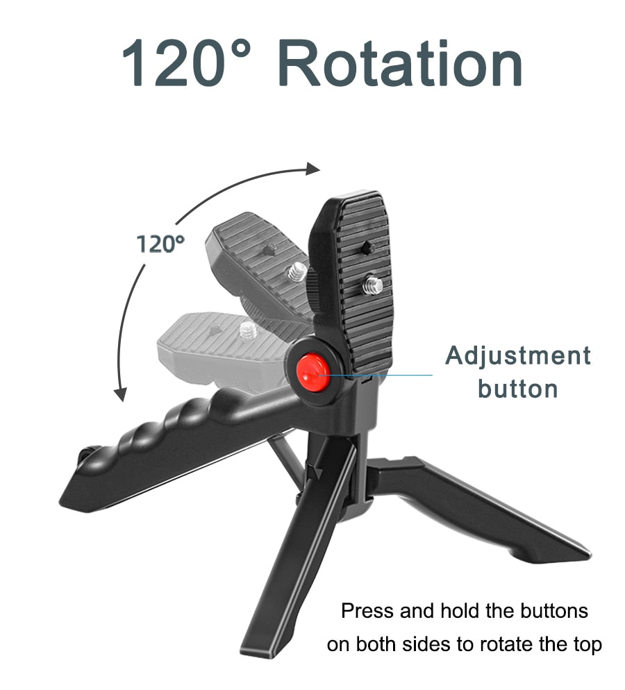 PHONE VLOGGING KIT WITH TRIPOD, REMOTE, LED LIGHT AND MICROPHONE