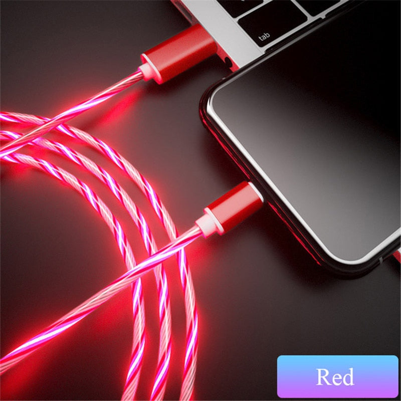 LED MICRO PHONE CABLE CHARGER