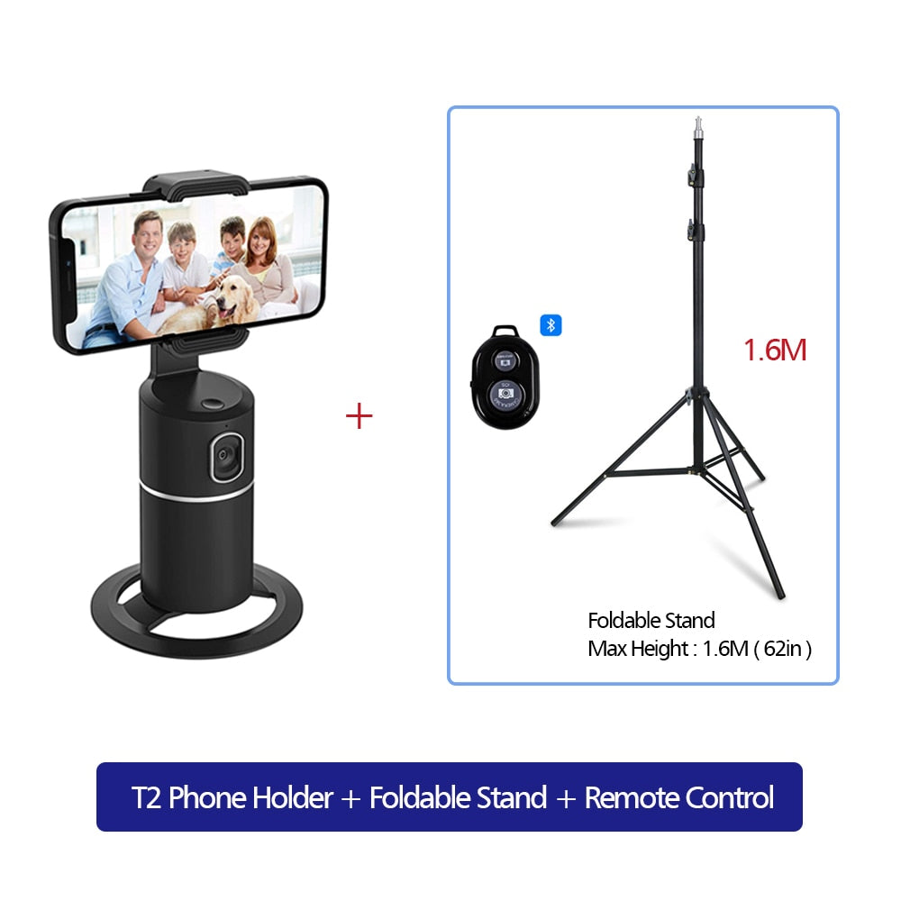 T8 AUTO TRACKING PHONE HOLDER WITH TRACKING TRIPOD