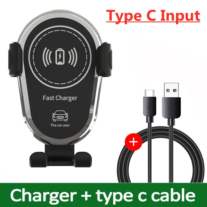 WIRELESS FAST CAR PHONE CHARGER 30 W