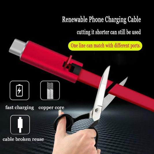 RENEWABLE PHONE CHARGING CABLE