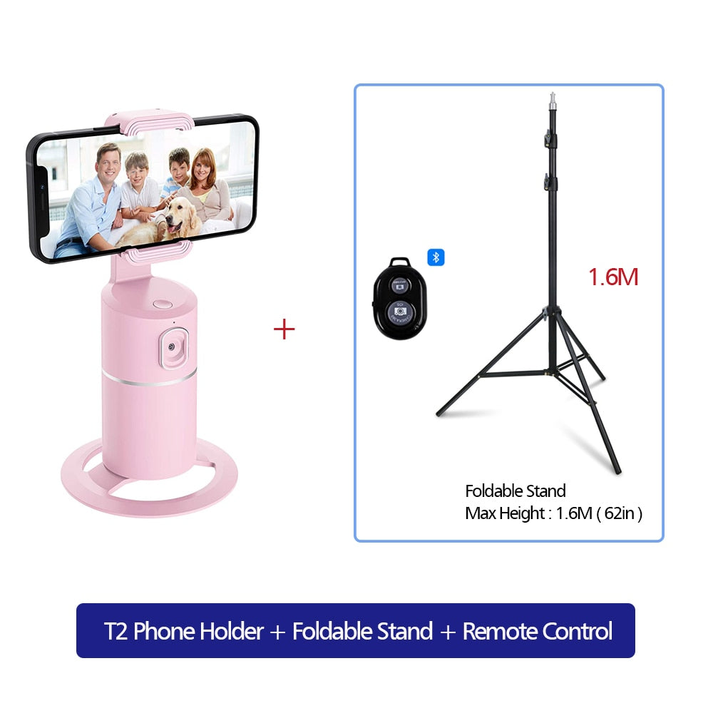 T8 AUTO TRACKING PHONE HOLDER WITH TRACKING TRIPOD