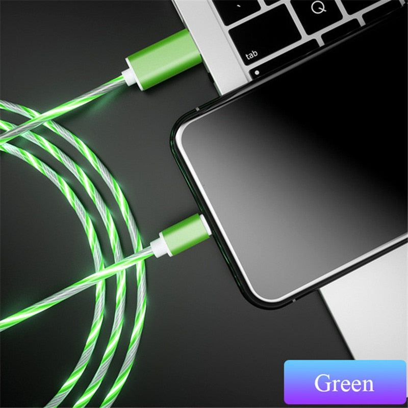 LED MICRO PHONE CABLE CHARGER