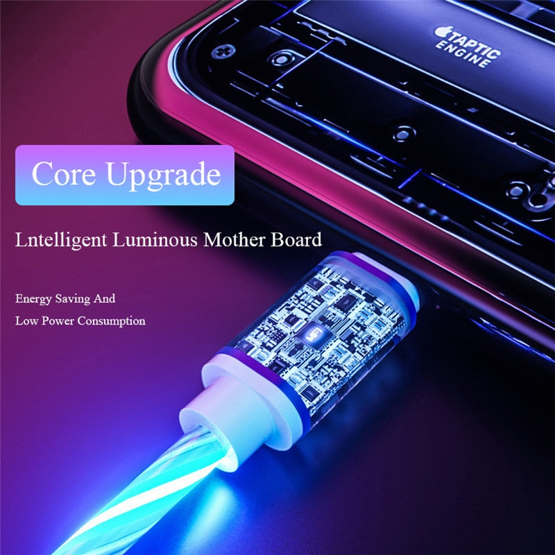 LED MICRO PHONE CABLE CHARGER