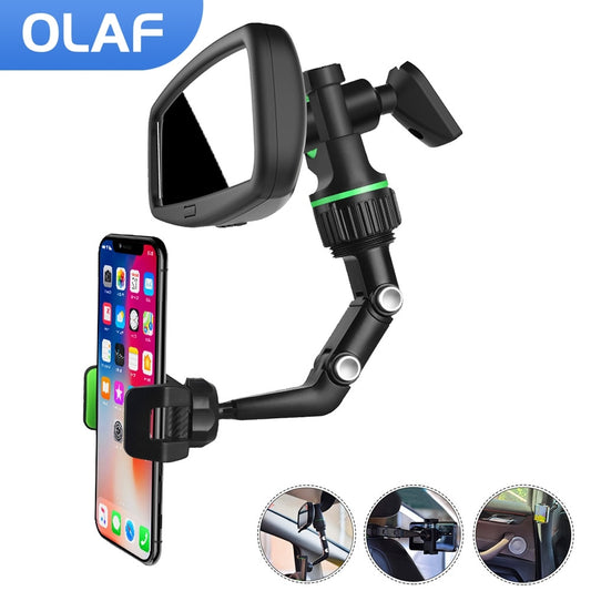 MIRROR HANGING PHONE HOLDER WITH 360 ROTATION