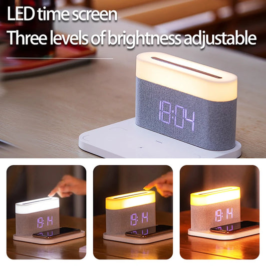 LED SMART DIMMING WIRELESS TABLE CHARGER - CLOCK OPTION AVAILABLE