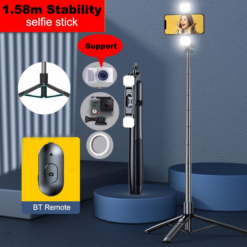 FILL LIGHT WIRELESS SELFIE STICK